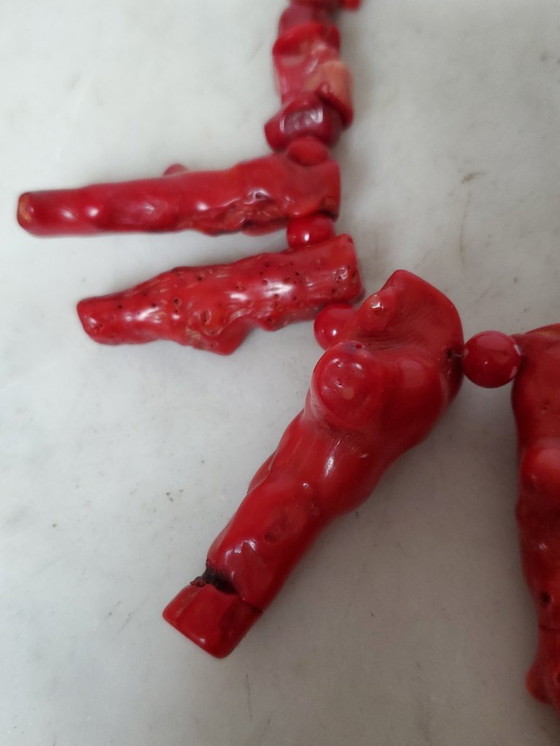 Image 1 of Collar de coral rojo (ref 4047)