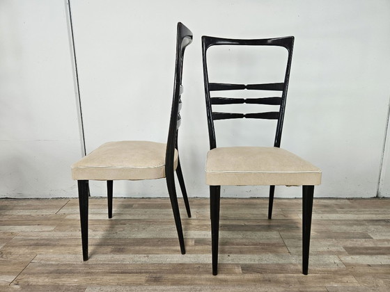 Eetkamerstoelen van beuken en Skai – Hout (photo 4 of 21)