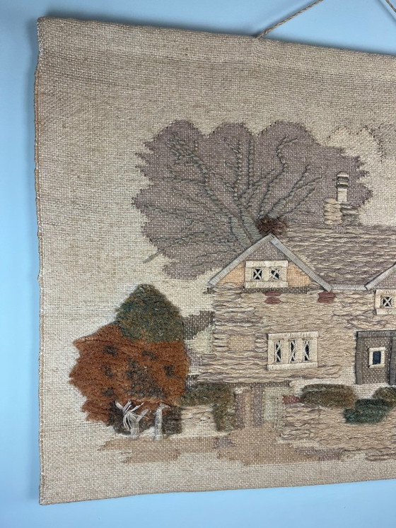 Tapisserie vintage maison de campagne – Décorations murales, Textile, Wool (photo 5 of 11)