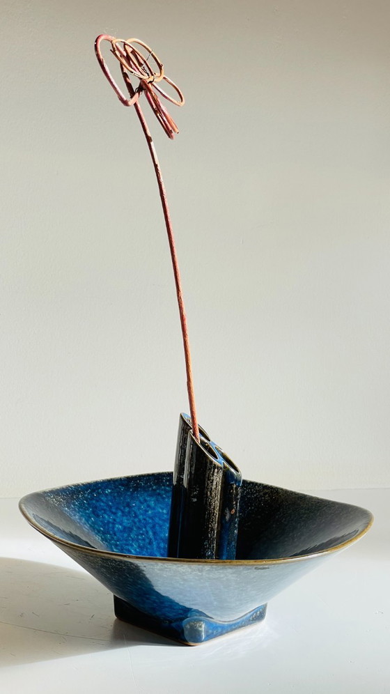 Image 1 of Vaso in ceramica geometrica vintage