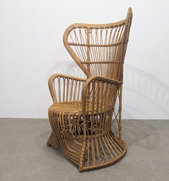 Image 1 of Vintage Peaock armchair