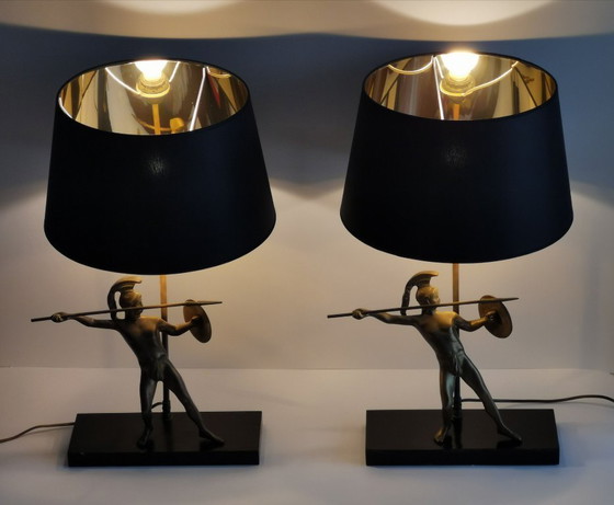 Image 1 of Paire de lampes "Gladiateur" 1970s