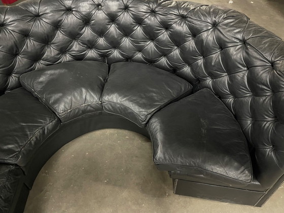 Vintage Huge Chesterfield Style Sofa, 4 Modules – Modular sofas, Leather (photo 12 of 14)