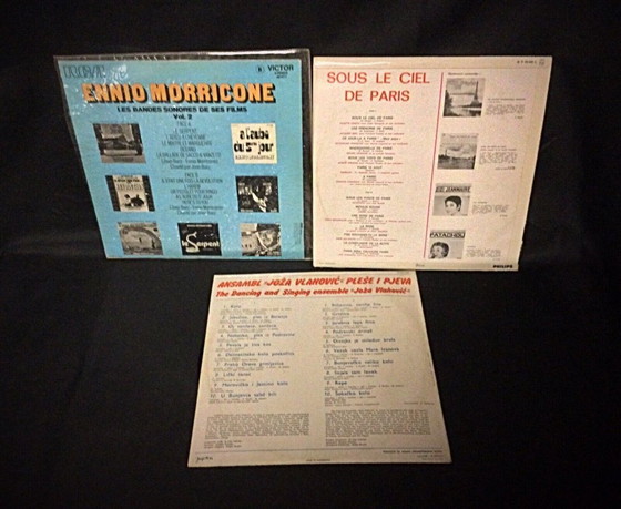 Image 1 of Set van 3 vinylplaten – Emmio Marricane, Juliette Breco, Joza Vlahovic, 33 toeren - 2Y16