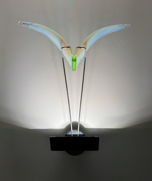 Memphis Murano design wandlamp uit de jaren 80