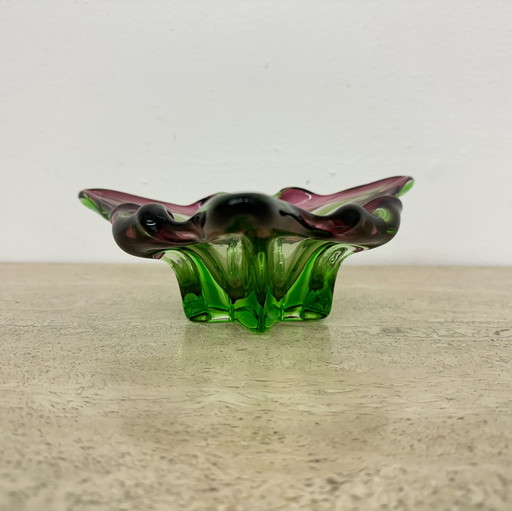 Murano Glass Bowl , 1970S