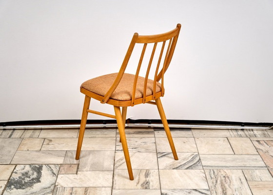 Image 1 of Set van 3 eetkamerstoelen van A. Suman, jaren 60, Tsjechoslowakije