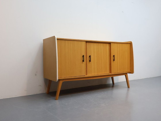 Image 1 of Buffet vintage | Pieds inclinés | Fait main