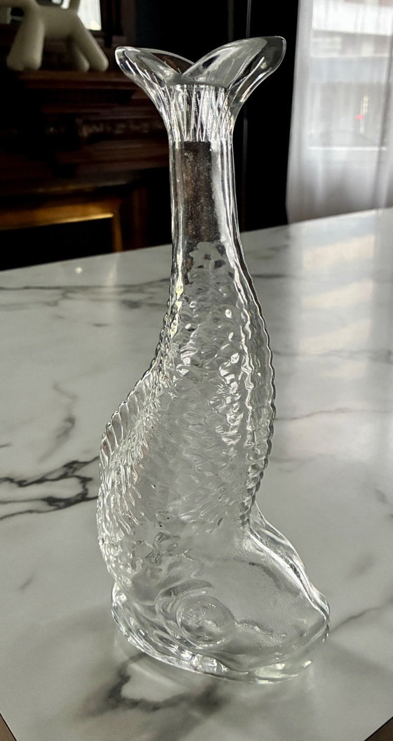 Visvormige glazen karaf – Decoratieve objecten, Glass (photo 3 of 6)