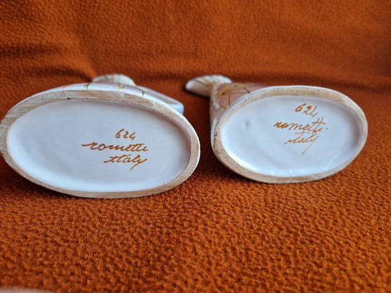 Image 1 of Rometti Keramik Öl- und Essig-Set aus den 1960er Jahren