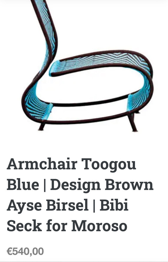 Image 1 of Toogou fauteuil van Moroso 