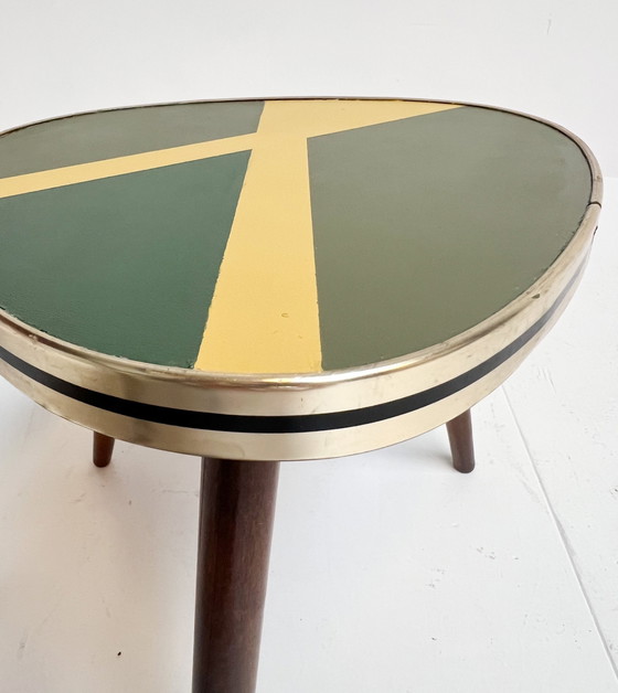 Image 1 of Set of 3 restored plant tables from France, 1960's