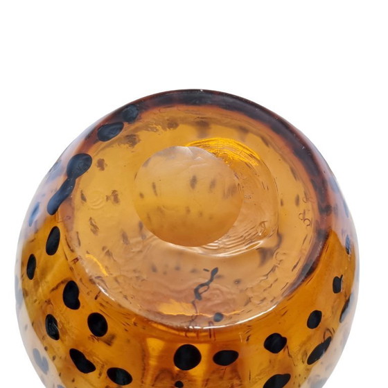 Image 1 of Vintage mouth-blown panther vase