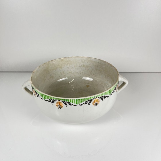 Image 1 of Plat/soupe « Maroussia » de Sarreguemines, début du XXe siècle