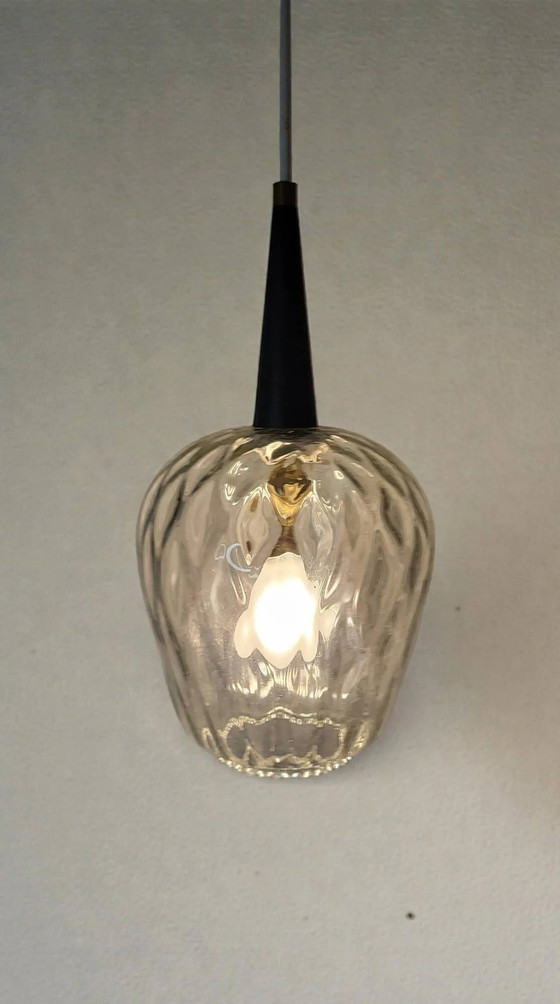 Glass pendant, 1960s – Pendant lamps, Crystal, Bauhaus (photo 6 of 9)