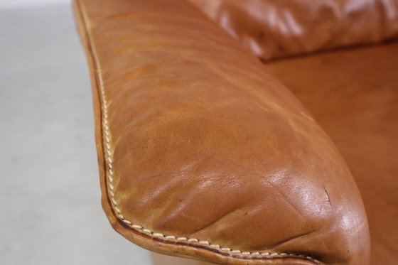 Image 1 of DS-16 Cognac leather sofa by De Sede Switzerland, 1970s