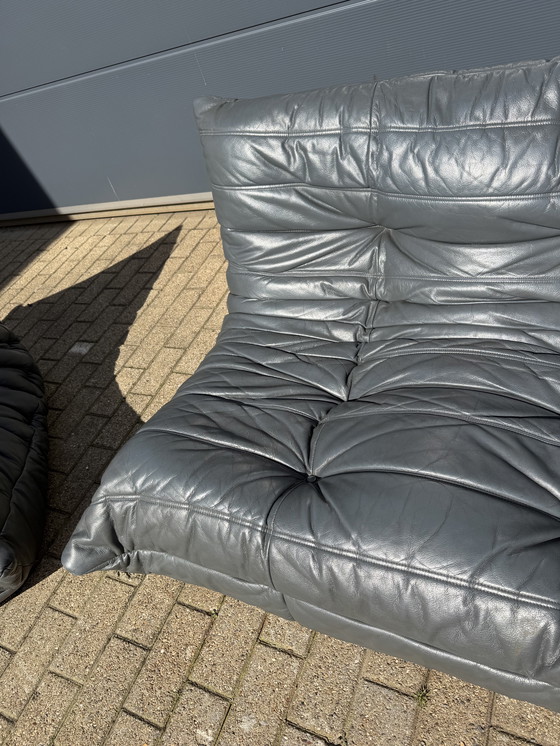 Image 1 of 100% authentic Ligne Roset Togo 3z & 2x 1z in Grey leather
