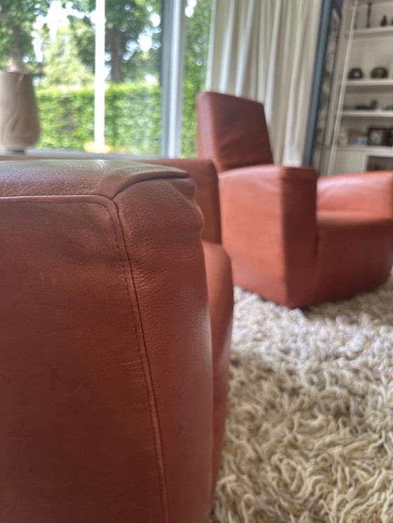 Image 1 of Label, 2 fauteuils Longa, Gerard vd Berg