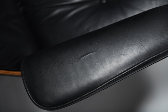 Image 1 of Vintage Eames Lounge Chairs & Ottoman 1971 - Ray & Charles Eames - Herman Miller