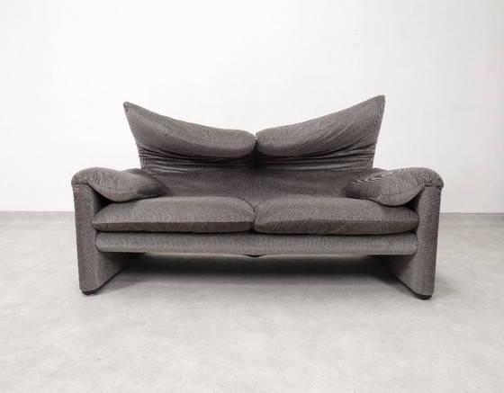 Image 1 of Cassina Maralunga 2 seater - bicolore gray