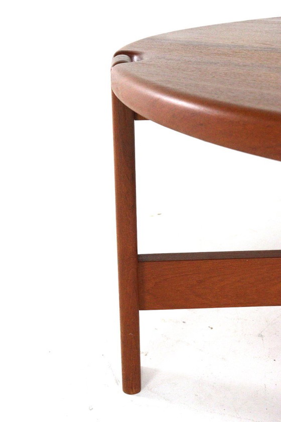 Image 1 of Niels Bach salontafel vintage Deens massief teak