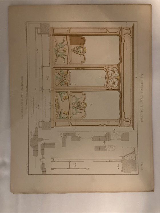 Image 1 of 20 auténticos diseños de carpintería Art Nouveau