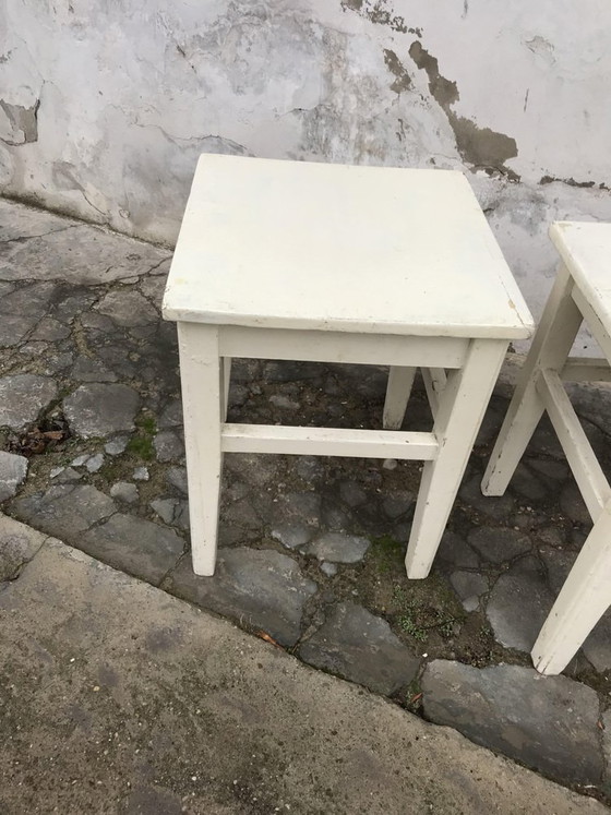 Set di Sgabelli Dipinti, anni '40 – Rustic (photo 6 of 7)