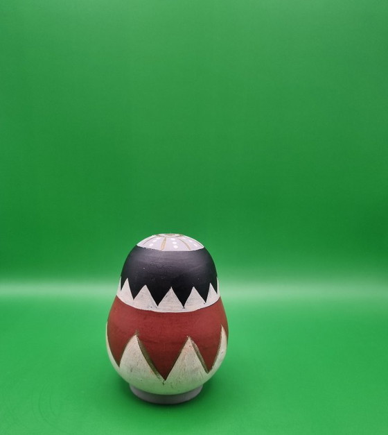 Vintage Okiagari-Koboshi Kokeshi – Decorative Objects, Wood (photo 3 of 6)