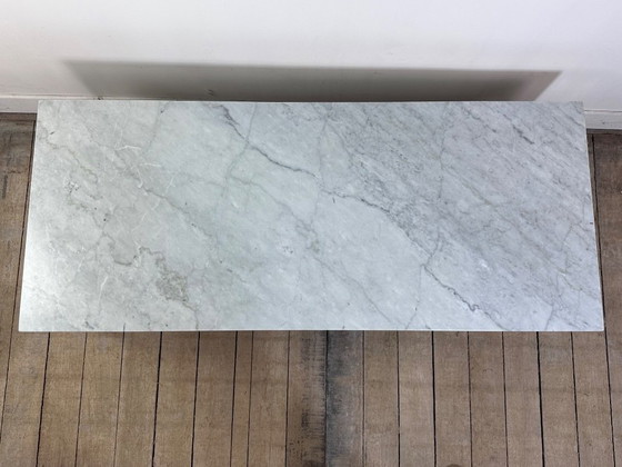 Image 1 of Knoll Int marmeren salontafel, vintage jaren 70