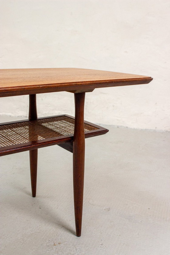 Image 1 of Vintage teak coffee table Danish Mid Century 60s