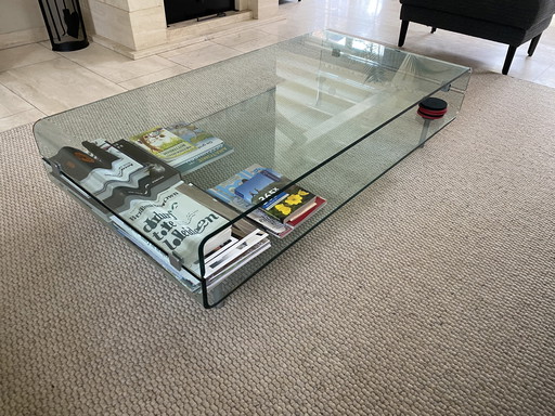 Fiam Italia glass design coffee table