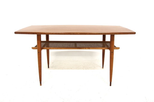 Scandinavian Mahogany Coffee Table, Sweden, 1950