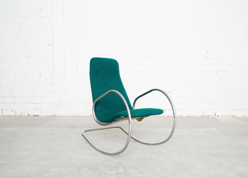 Rocking chair Cantilever Vintage S826 par Ulrich Böhme pour Thonet