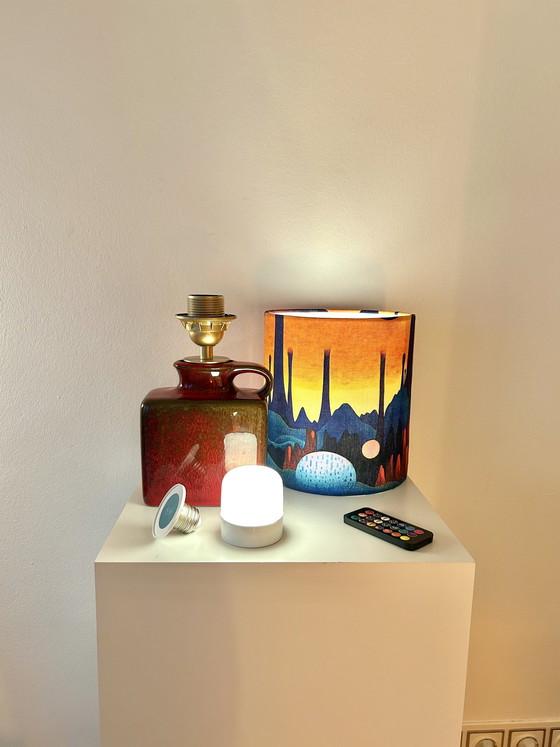 Image 1 of Space Age vase lamp - wireless - vintage - West Germany