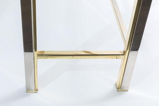 Image 1 of Midcentury console tafel Belgochrome stijl Romeo Ragga/ Willy Rizzo 1970