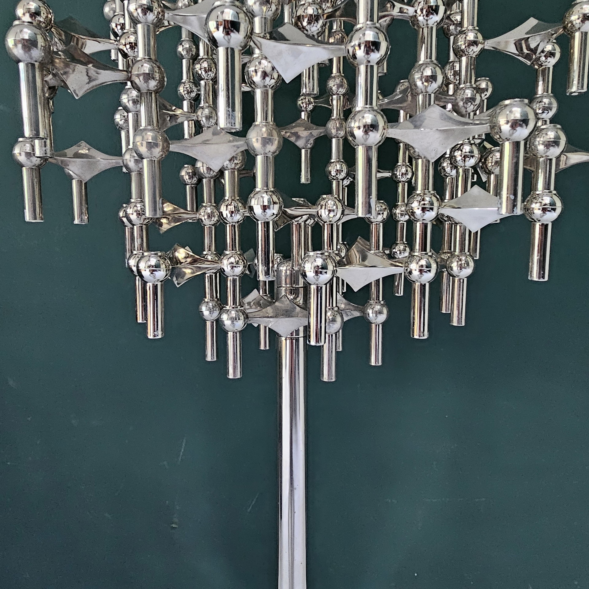 STOFF NAGEL ストッフナゲル 希少60年代オリジナルヴィンテージレア Large vintage STOFF Nagel candle stand - rare floor stand