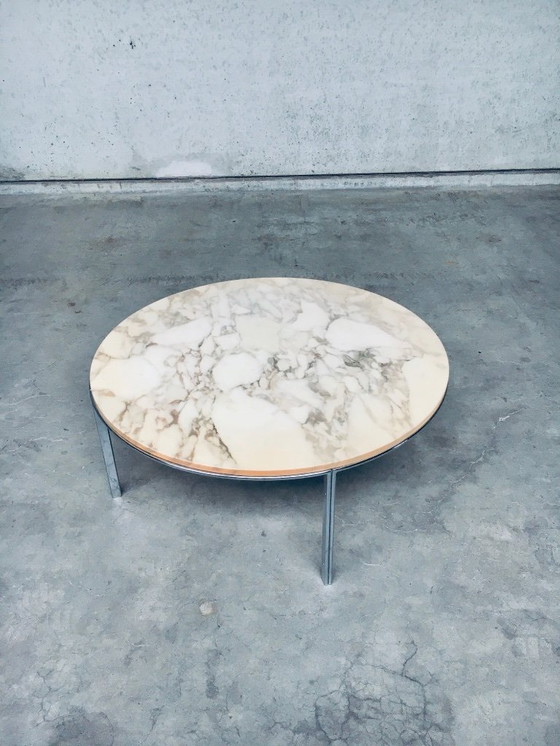 Image 1 of Couchtisch aus Marmor im italienischen Midcentury-Modern-Stil, Italien, 1960er Jahre