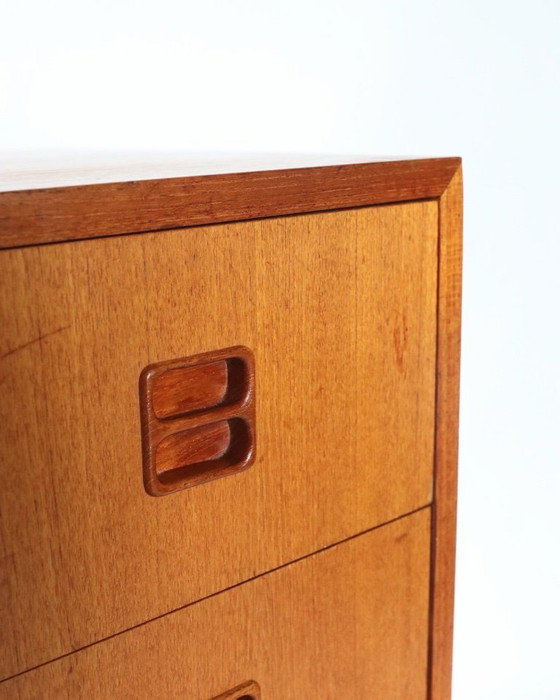 Image 1 of Cassettiera vintage in teak, mobile di design danese, stile retrò