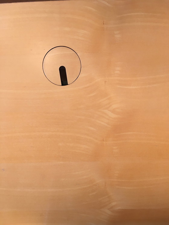 Image 1 of Elegant Design Desk or Side Table, Ash Veneer