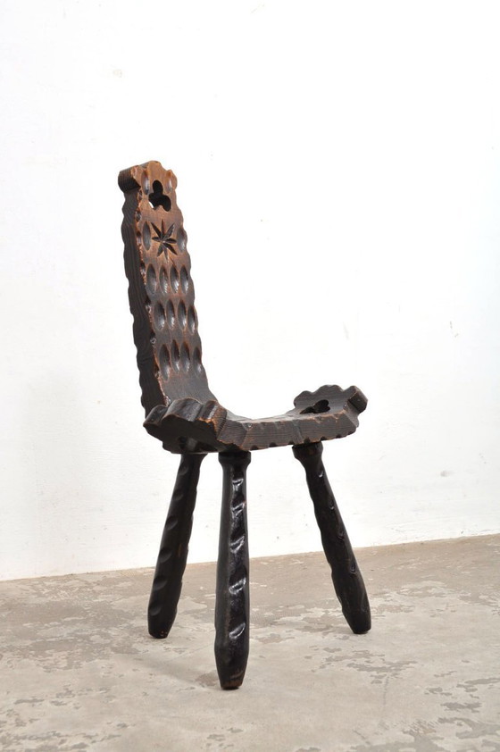 Image 1 of Brutalist Spanish Chair, 1960s