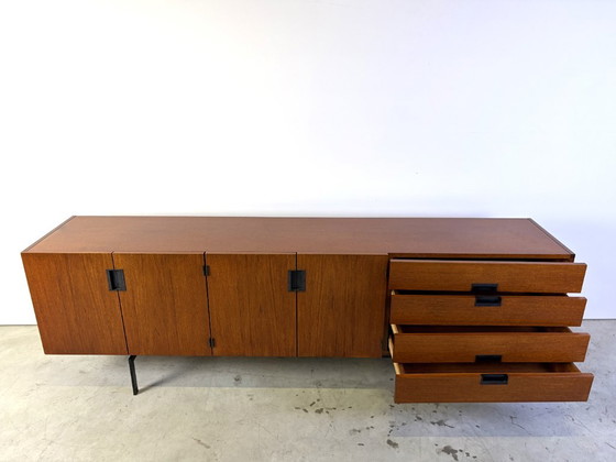 DU03 sideboard by Cees Braakman for Pastoe, Wood, Metal, Brown, Vintage (photo 3 of 12)