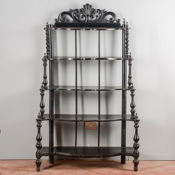 19th Century Étagère Bookcase with Open Shelves – Shelving unit, Klassiek (photo 11 of 39)