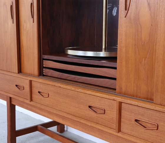 Image 1 of Vintage Highboard Met Bar, 1960s