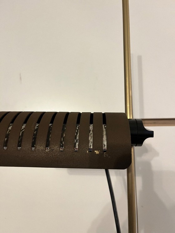 Image 1 of 626/L brown floor lamp, designed by Joe Colombo, Oluce edition, vintage, 1960s-70s, original