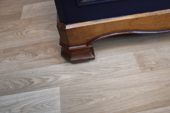 Image 1 of CASSETTIERA IN ROVERE CON PIANO IN MARMO GRIGIO XIX SECOLO FRANCIA