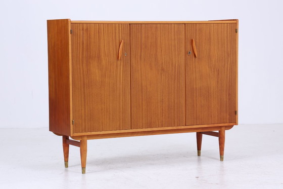Image 1 of Bellissima credenza d'epoca anni '60 - Mid Century - armadio a cassetti in legno #04-76
