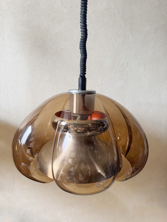 Vintage Dijkstra Flower Power Space Age Pendant Lamp 1970s – Dijkstra Lampen, Plastic (photo 4 of 7)