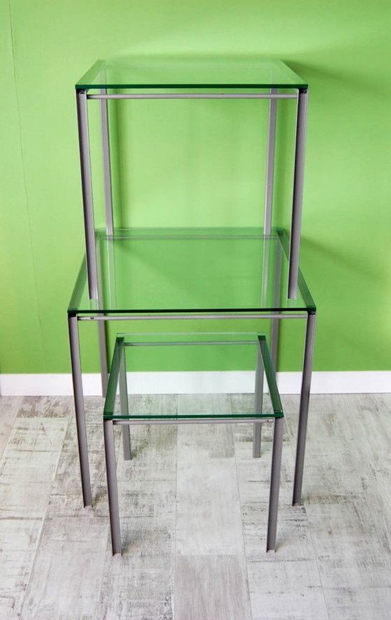 Image 1 of SALE -20% Set of 3 nesting tables designed by Richard Rooze 1999