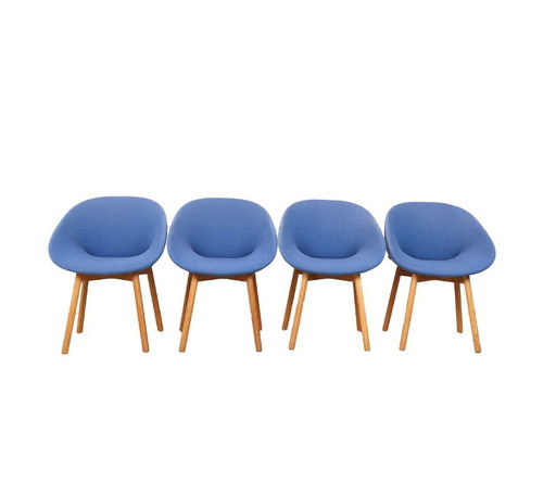 Artifort Beso set Sedie da pranzo con braccioli – eetkamerstoelen, Wood, Wool