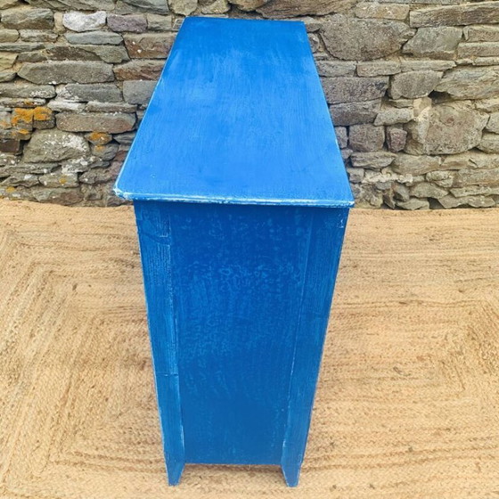 Blue Parisian Cabinet – High Boards, Wood (photo 10 of 14)